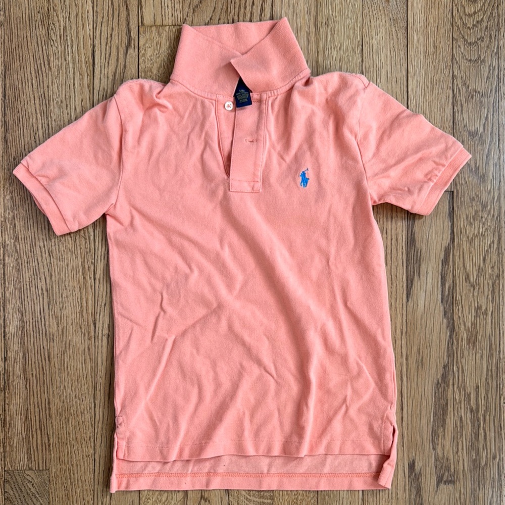 Ralph Lauren Kids Coral Polo Shirt